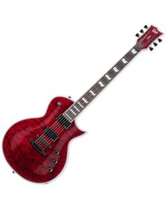 ESP LTD Deluxe EC-1000QM See Thru Black Cherry Guitar sku number LEC1000QMSTBC