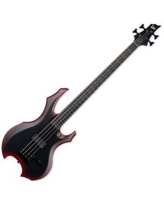 ESP LTD FL-4 Fred Leclercq Bass Black Red Burst Satin sku number LFL4BLKREDBS