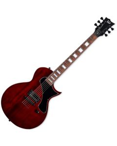 ESP LTD EC-201 Flat Top Guitar See Thru Black Cherry sku number LEC201FTSTBC