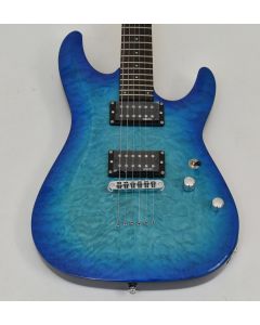 Schecter C-6 Plus Guitar Ocean Blue Burst B-Stock 0089 sku number SCHECTER443.B 0089