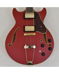 Ibanez AMH90CRF Cherry Red Flat Artcore Guitar B-Stock sku number AMH90CRF-0748