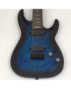 Schecter Omen Elite-7 Guitar Blue Burst B-Stock 0135 sku number SCHECTER2458-B0135