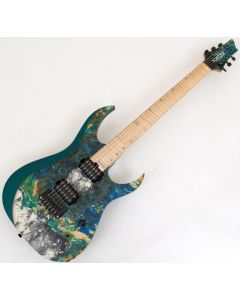 Schecter USA Sunset Extreme 6 Stabilized Top Electric Guitar sku number SCHECTER6998-STS-GREEN