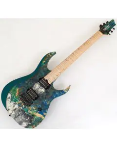 Schecter USA Sunset Extreme 6 Stabilized Top Electric Guitar sku number SCHECTER6998-STS-GREEN