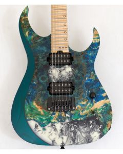 Schecter USA Sunset Extreme 6 Stabilized Top Electric Guitar sku number SCHECTER6998-STS-GREEN