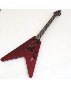 Schecter V-1 Apocalypse Electric Guitar in Red Reign B1595 sku number SCHECTER3053.B1595