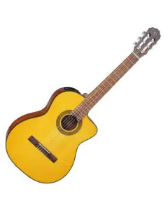 Takamine GC1CELH-NAT Left Handed G-Series Classical Acoustic Electric Guitar in Natural Finish sku number TAKGC1CELHNAT