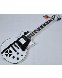 ESP LTD Iron Cross Snow White James Hetfield Guitar with Case B-Stock sku number LIRONCROSSSW.B