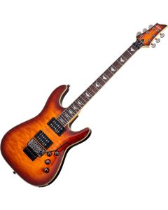 Schecter Omen Extreme-6 FR Electric Guitar in Vintage Sunburst Finish sku number SCHECTER2029