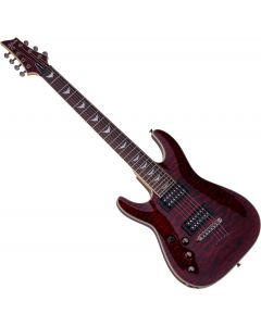 Schecter Omen Extreme-7 Left-Handed Electric Guitar in Black Cherry Finish sku number SCHECTER2013
