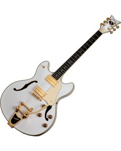 Schecter Signature Robin Zander Corsair Electric Guitar in Gloss White Finish sku number SCHECTER2242