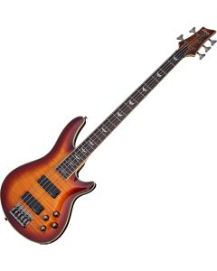 Schecter Omen Extreme-5 Vintage Sunburst Finish sku number SCHECTER2049