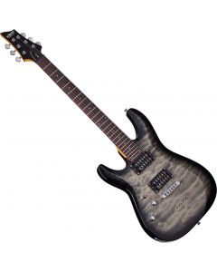 Schecter C-6 Plus Left-Handed Electric Guitar Charcoal Burst sku number SCHECTER448