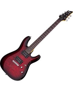 Schecter C-6 Plus Electric Guitar See-Thru Cherry Burst sku number SCHECTER447