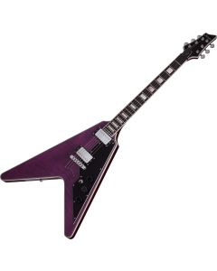 Schecter V-1 Custom Electric Guitar Trans Purple sku number SCHECTER654