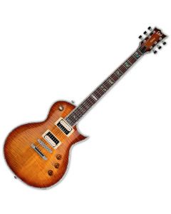 ESP LTD Deluxe EC-1000FM Duncan Amber Sunburst Guitar sku number LEC1000ASB