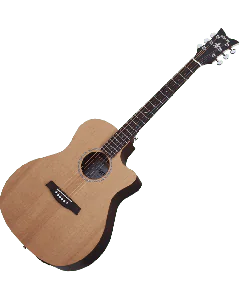 Schecter Deluxe Acoustic Guitar in Natural Satin Finish sku number SCHECTER3715