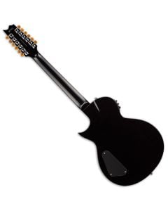 ESP LTD TL-12 12-String Acoustic Electric Guitar in Black Finish sku number LTL12BLK