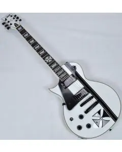 ESP LTD Iron Cross James Hetfield Left Hand Electric Guitar in Snow B-Stock sku number LIRONCROSSSWLH.B