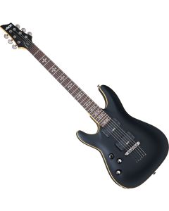 Schecter Demon-6 Left-Handed Electric Guitar Satin Black sku number SCHECTER3665