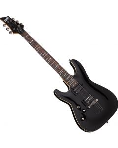 Schecter Omen-6 Left-Handed Electric Guitar in Gloss Black Finish sku number SCHECTER2063