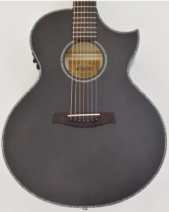 Schecter Orleans Stage-7 String Acoustic Guitar in See Thru Black Satin sku number SCHECTER3709