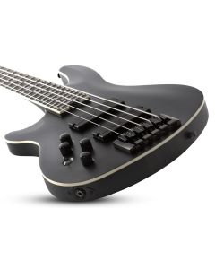 Schecter SLS ELITE-5 Evil Twin Left Hand Electric Bass in Satin Black sku number SCHECTER1397