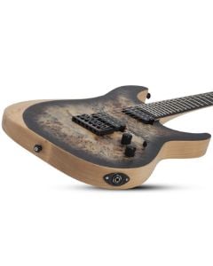 Schecter Reaper-6 Electric Guitar in Satin Charcoal Burst sku number SCHECTER1500