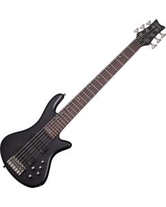 Schecter Stiletto Studio-6 Electric Bass See-Thru Black Satin sku number SCHECTER2731