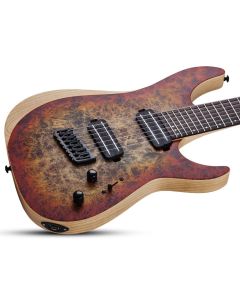 Schecter Reaper-7 Multiscale Electric Guitar in Satin Inferno Burst sku number SCHECTER1511