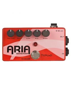 Pigtronix Aria Disnortion Diode Clipping Overdrive with 3-Band Active EQ Guitar Pedal sku number XES