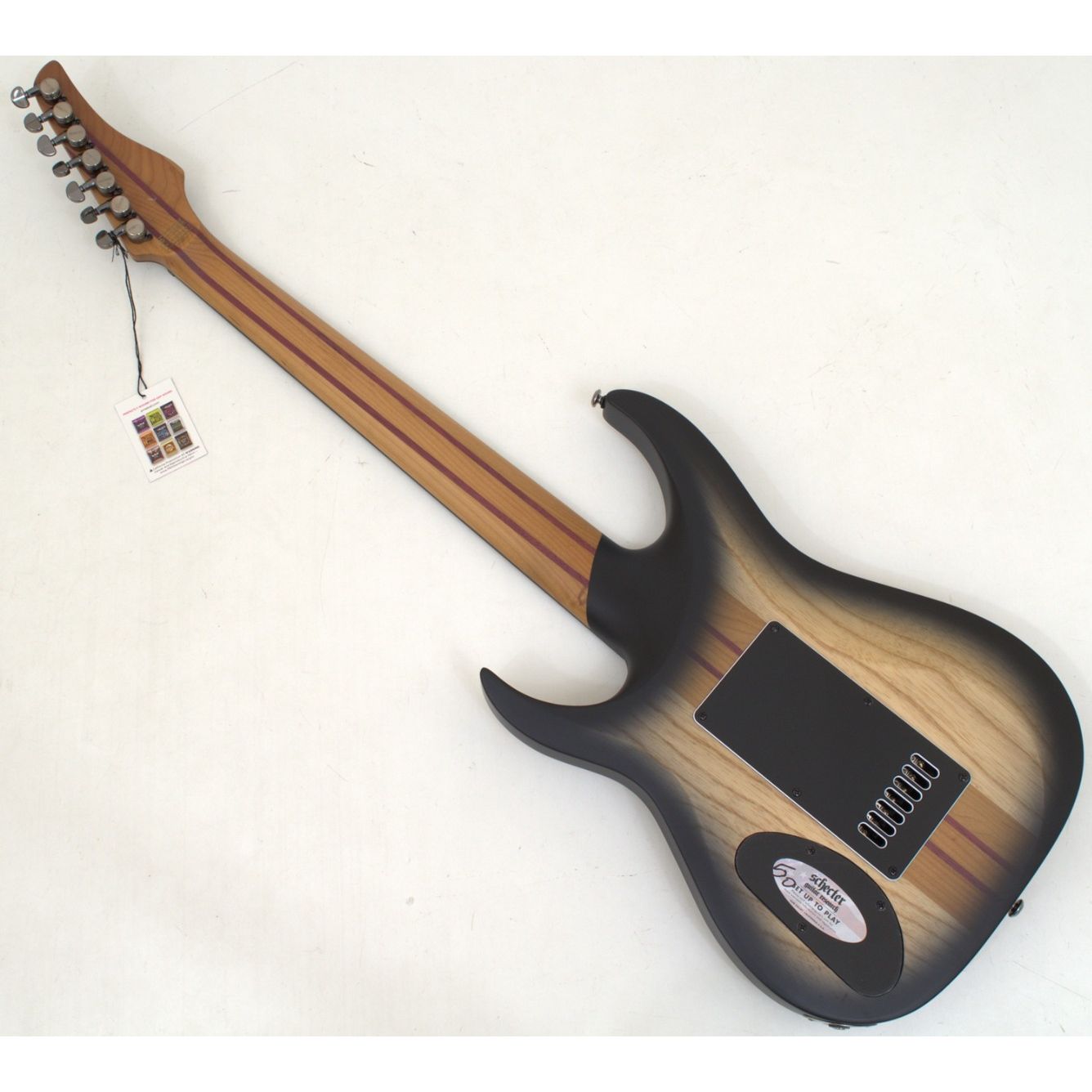 Schecter Banshee Mach-7 Evertune Guitar Fallout Burst B