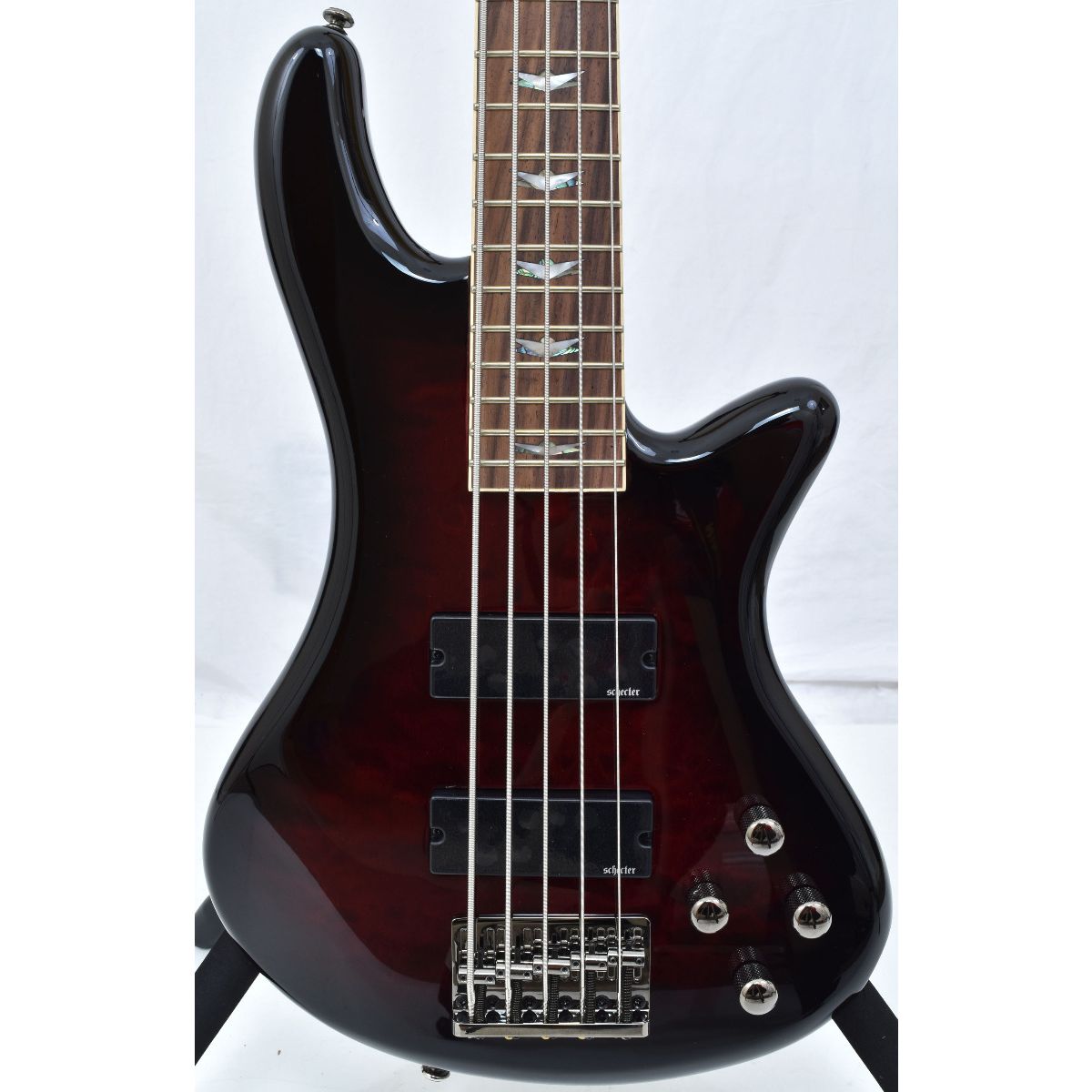 Schecter Stiletto Extreme5 Electric Bass Black Cherry BStock 0360
