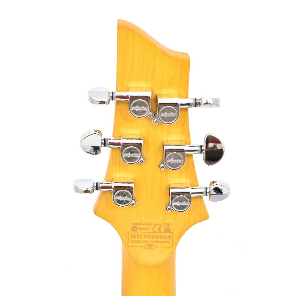 上品コーデはコレで安心！ Schecter C-6 0564 B-Stock Purple Satin Guitar Electric Deluxe ケーブル・シールド