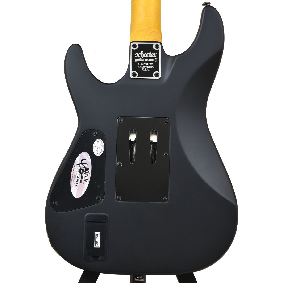Schecter Demon-6 FR Electric Guitar Aged Black Satin B-Stock 1504