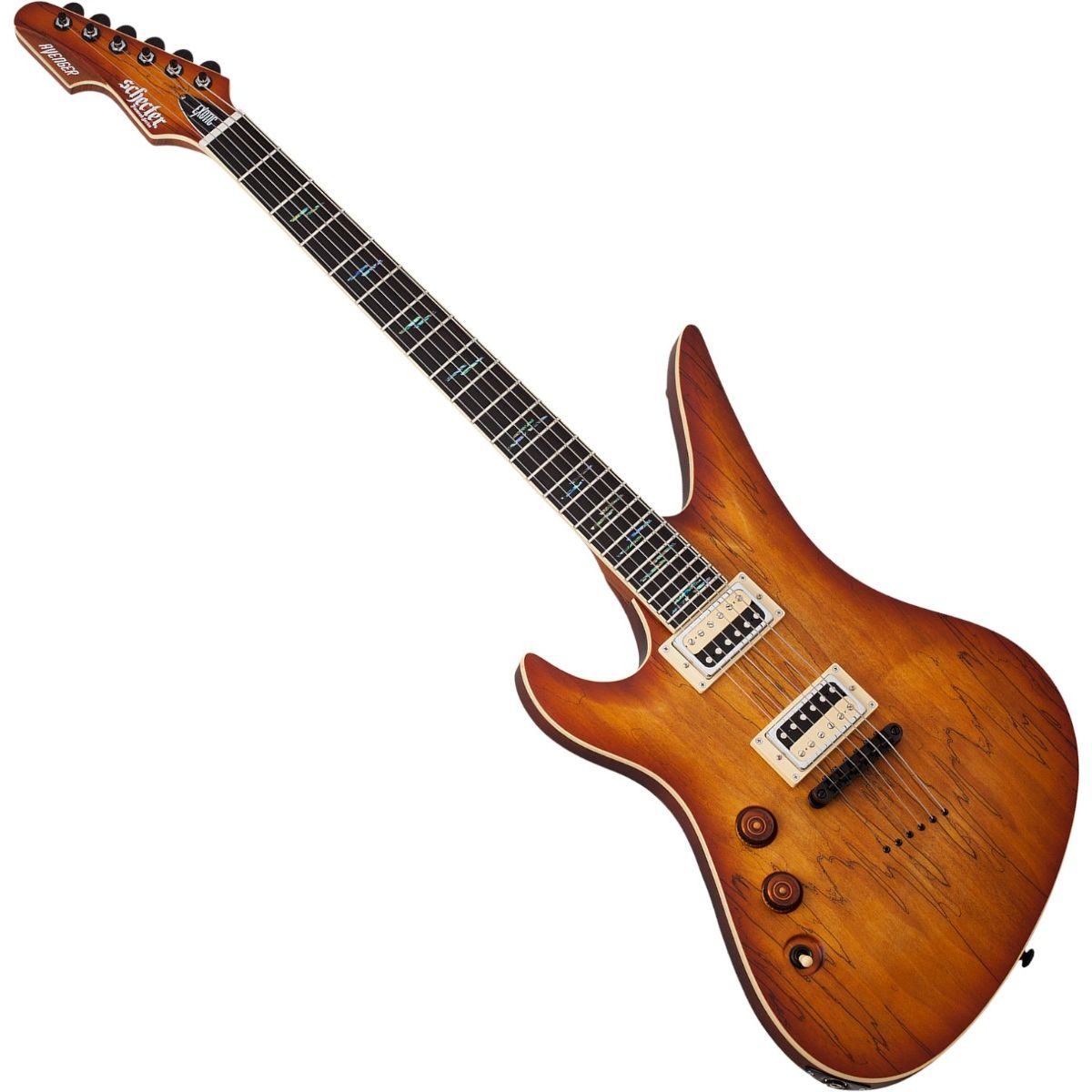 最安値級価格 Schecter Avenger Exotic Lefty Guitar Spalted Maple - 582 ギター