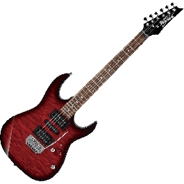 Ibanez GIO RX GRX70QA Electric Guitar in Transparent Red Burst - GRX70