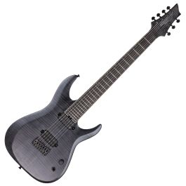 Schecter KM-7 MK-II Keith Merrow Electric Guitar in See Thru