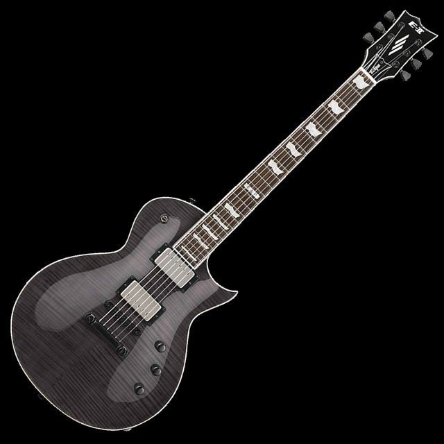 ESP E-II Eclipse FM STBLK See-Thru Black Electric Guitar