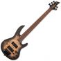 ESP LTD D-5 5 String Electric Bass Black Natural Burst Satin sku number LD5BPBLKNBS