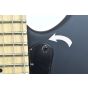 Schecter Sun Valley Super Shredder FR S Left-Handed Electric Guitar Satin Black B-Stock 1748 sku number SCHECTER1287.B 1748