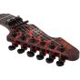 Schecter Balsac E-1 FR Electric Guitar in Black Orange Crackle sku number SCHECTER1559