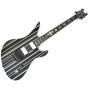 Schecter Signature Synyster Custom Electric Guitar Gloss Black Silver Pin Stripes B-Stock 0006 sku number SCHECTER1740.B 0006