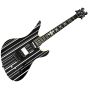 Schecter Synyster Custom-S Electric Guitar Gloss Black Silver Pin Stripes B-Stock 1694 sku number SCHECTER1741.B 1694