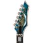 Dean Exile Select Burled Poplar Top Guitar in Satin Turquoise Burst sku number EXILE BRL STQB