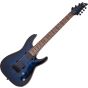 Schecter Omen Elite-7 Electric Guitar See-Thru Blue Burst sku number SCHECTER2458