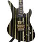 Schecter Synyster Custom-S Electric Guitar Gloss Black Gold Pin Stripes B-Stock 0966 sku number SCHECTER1742.B 0966