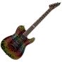 ESP LTD Eclipse 87 NT Electric Guitar in Rainbow Crackle Finish sku number LECLIPSENT87RBCRK