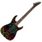 ESP LTD Mirage Deluxe 87 Electric Guitar in Rainbow Crackle Finish sku number LMIRAGEDX87RBCRK