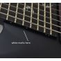 Schecter Damien-8 Multiscale Guitar Satin Black B-Stock 2229 sku number SCHECTER2477.B2229